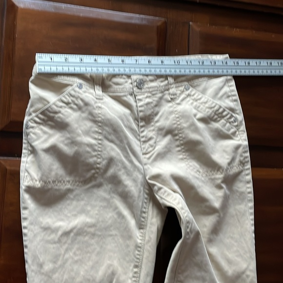 Womens size 6P tan Talbots Pants with zippers on ankles - Picture 4 of 9